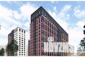 1-к квартира, строящийся дом, 50м2, 12/15 этаж