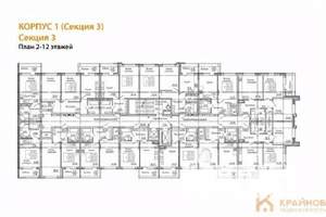 1-к квартира, вторичка, 40м2, 5/17 этаж