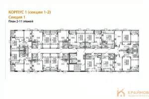 1-к квартира, вторичка, 40м2, 10/11 этаж