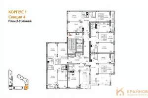 2-к квартира, вторичка, 60м2, 6/13 этаж