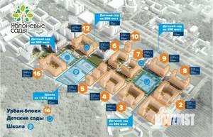 3-к квартира, вторичка, 83м2, 7/19 этаж