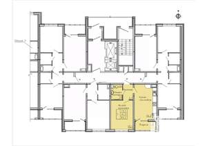 1-к квартира, вторичка, 43м2, 14/18 этаж