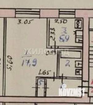 1-к квартира, вторичка, 30м2, 1/5 этаж