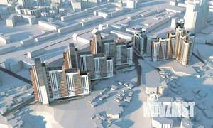 1-к квартира, строящийся дом, 40м2, 6/25 этаж