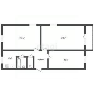 3-к квартира, вторичка, 61м2, 4/5 этаж