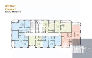 1-к квартира, вторичка, 37м2, 6/11 этаж