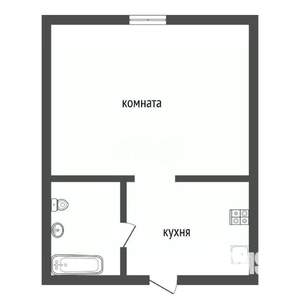 Студия квартира, вторичка, 19м2, 3/5 этаж