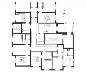2-к квартира, вторичка, 63м2, 1/17 этаж