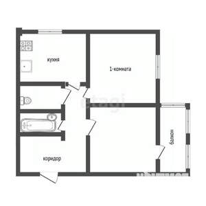 2-к квартира, вторичка, 58м2, 4/18 этаж