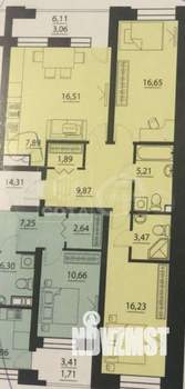 3-к квартира, вторичка, 81м2, 8/22 этаж