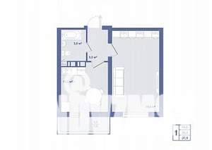 1-к квартира, строящийся дом, 38м2, 16/17 этаж