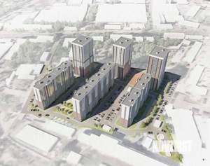 1-к квартира, строящийся дом, 37м2, 17/17 этаж