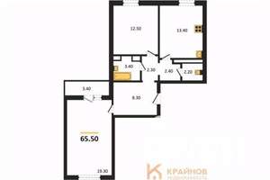 2-к квартира, вторичка, 66м2, 15/17 этаж