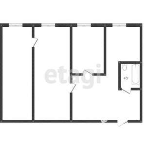 3-к квартира, вторичка, 74м2, 5/6 этаж
