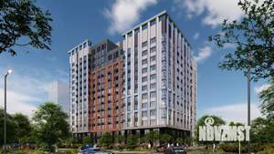 Студия квартира, строящийся дом, 36м2, 7/14 этаж