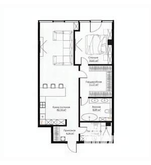 2-к квартира, строящийся дом, 93м2, 11/17 этаж