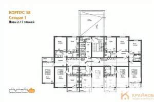 1-к квартира, вторичка, 38м2, 10/17 этаж