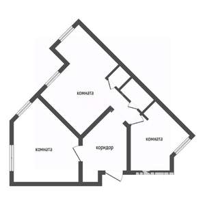 3-к квартира, вторичка, 88м2, 8/12 этаж
