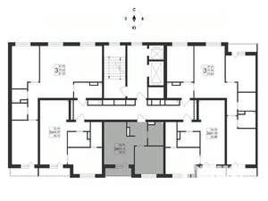 2-к квартира, вторичка, 36м2, 7/17 этаж
