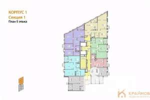 2-к квартира, сданный дом, 62м2, 5/21 этаж