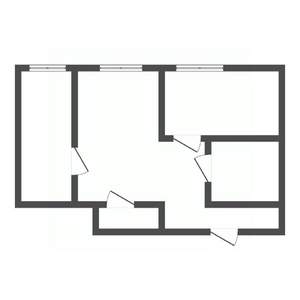 2-к квартира, вторичка, 40м2, 3/3 этаж