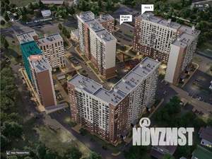 2-к квартира, вторичка, 36м2, 12/17 этаж
