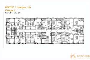 1-к квартира, вторичка, 40м2, 10/11 этаж