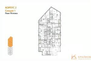 2-к квартира, вторичка, 76м2, 19/21 этаж