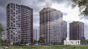 1-к квартира, строящийся дом, 38м2, 3/19 этаж
