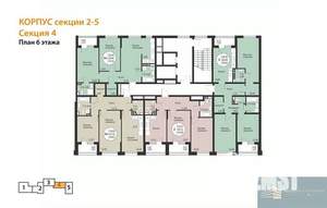 3-к квартира, вторичка, 90м2, 6/24 этаж