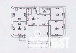 3-к квартира, вторичка, 114м2, 4/11 этаж