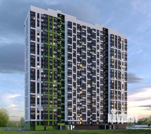 2-к квартира, строящийся дом, 55м2, 22/27 этаж