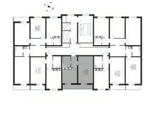 1-к квартира, вторичка, 40м2, 9/17 этаж