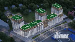 2-к квартира, строящийся дом, 67м2, 9/14 этаж