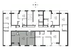 3-к квартира, вторичка, 53м2, 8/17 этаж