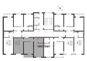 2-к квартира, вторичка, 60м2, 8/17 этаж