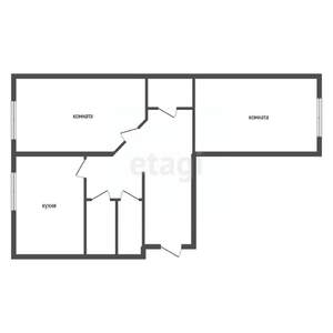 2-к квартира, вторичка, 63м2, 2/9 этаж