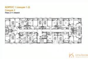 1-к квартира, вторичка, 37м2, 11/11 этаж