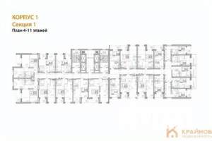 1-к квартира, вторичка, 40м2, 6/28 этаж