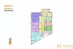 2-к квартира, сданный дом, 77м2, 8/21 этаж