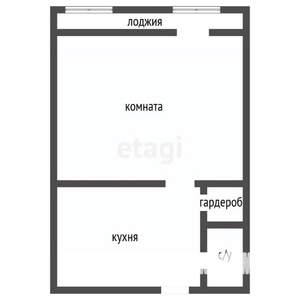 Студия квартира, вторичка, 25м2, 20/22 этаж