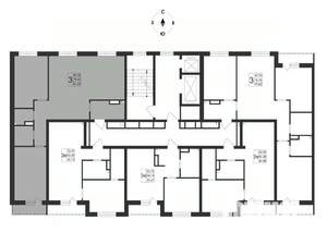 3-к квартира, вторичка, 81м2, 5/17 этаж
