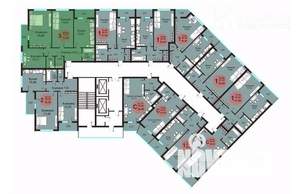 3-к квартира, сданный дом, 74м2, 2/20 этаж