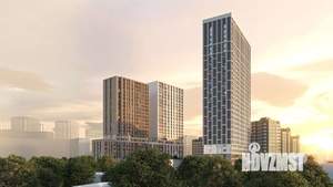 3-к квартира, строящийся дом, 77м2, 8/31 этаж