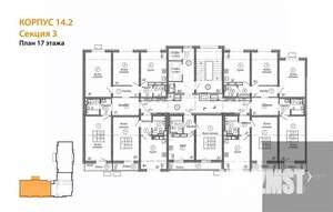 3-к квартира, вторичка, 92м2, 17/17 этаж