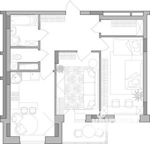 2-к квартира, строящийся дом, 67м2, 2/10 этаж