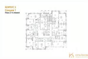 1-к квартира, строящийся дом, 42м2, 14/25 этаж