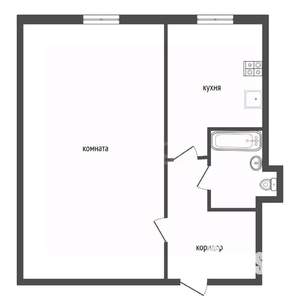 1-к квартира, вторичка, 32м2, 2/9 этаж