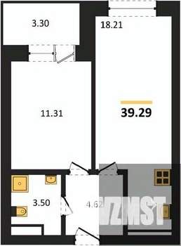 1-к квартира, вторичка, 39м2, 10/28 этаж