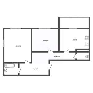2-к квартира, вторичка, 63м2, 11/22 этаж